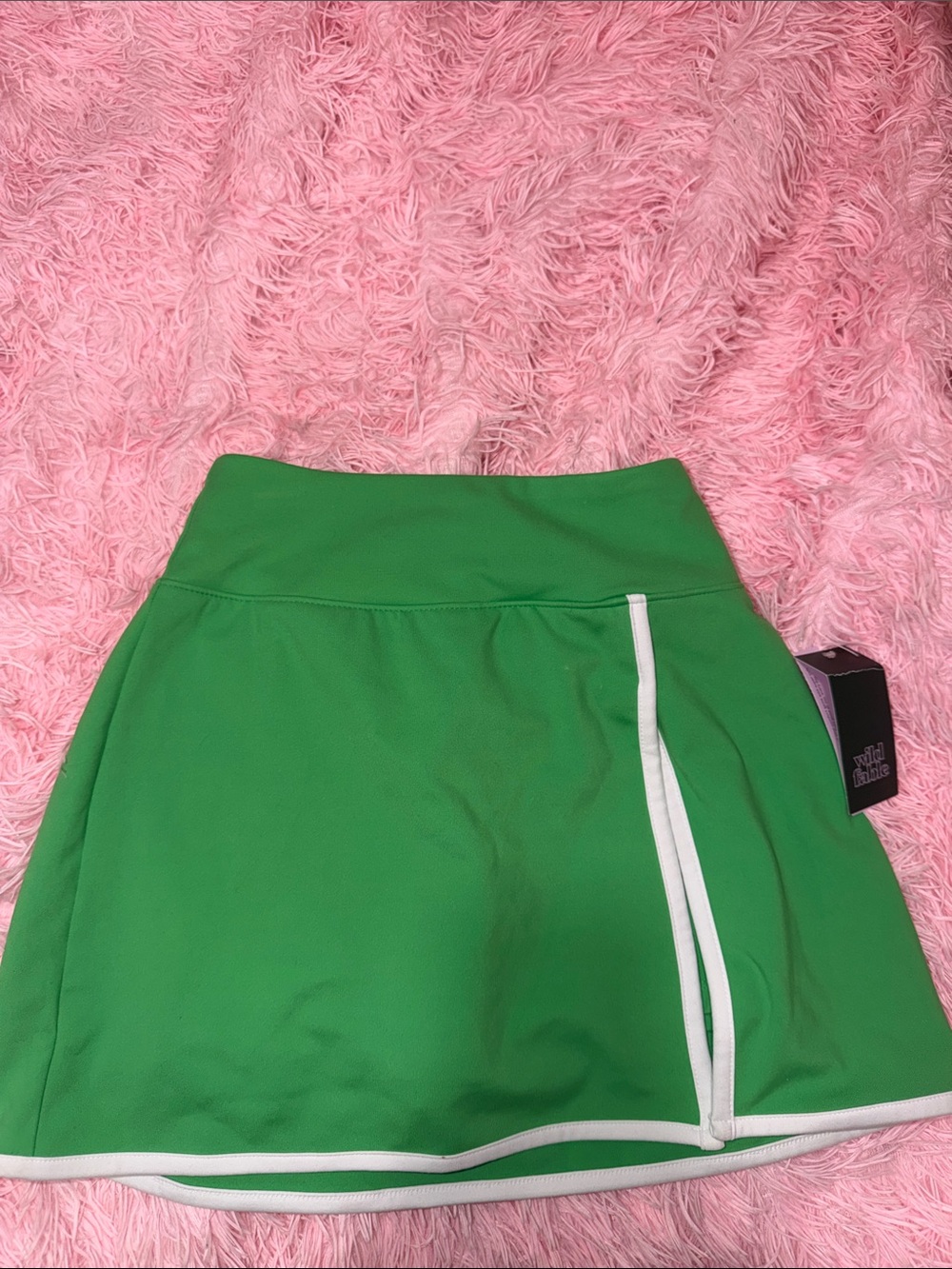 wild fable Green Athletic Skort with White Trim